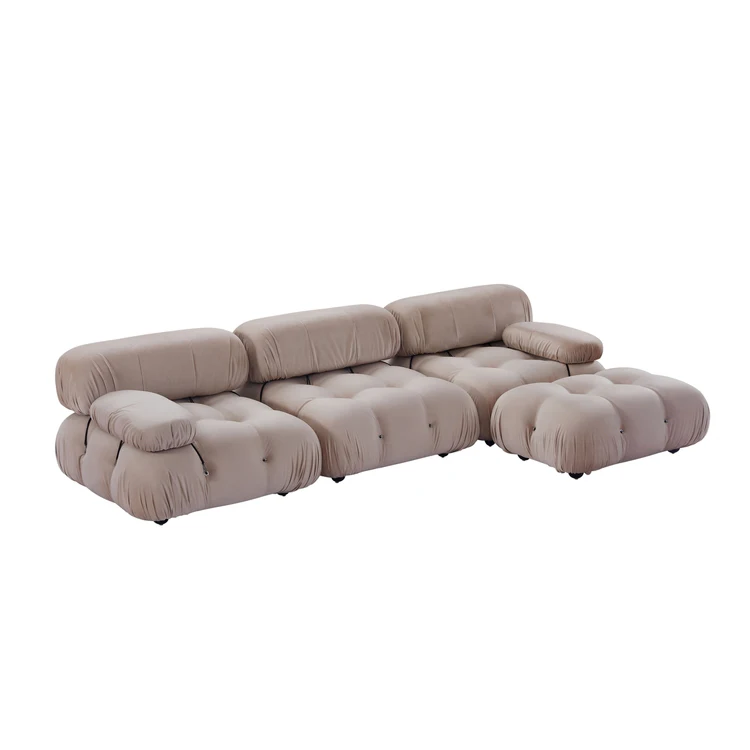 

RUNXI Furniture Hot Selling High Quality Modern Living Room Sofa Sets Lounge Relaxing Household Sectional Mario Bellini Sofa