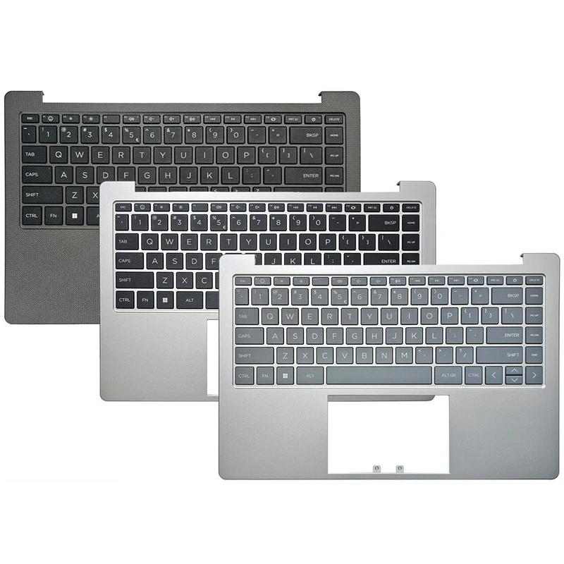 S+    NEW For HP 245 240 G10 14-EM-EP-EE TPN-I141-I142 US keyboard Palmrest Case