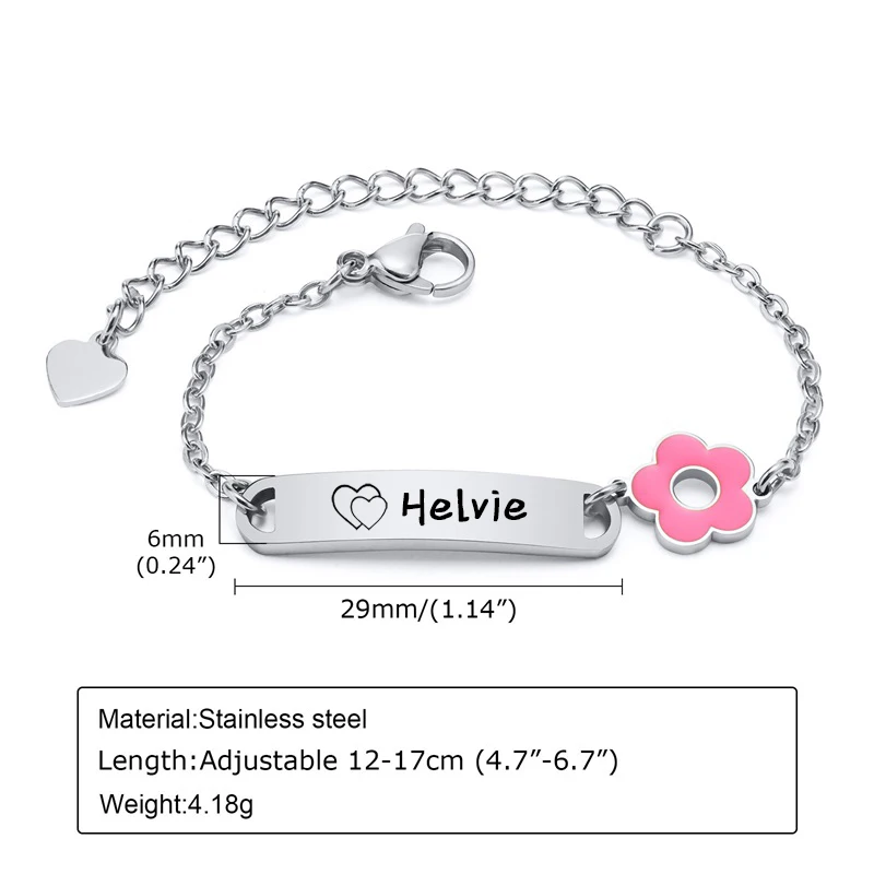 Personalisiertes Baby-Namensarmband 14K Vergoldet Individuelles ID-Armband für Mädchen Jungen Maßgefertigtes Textarmband Neugeborenen-Geschenk – Detail 16