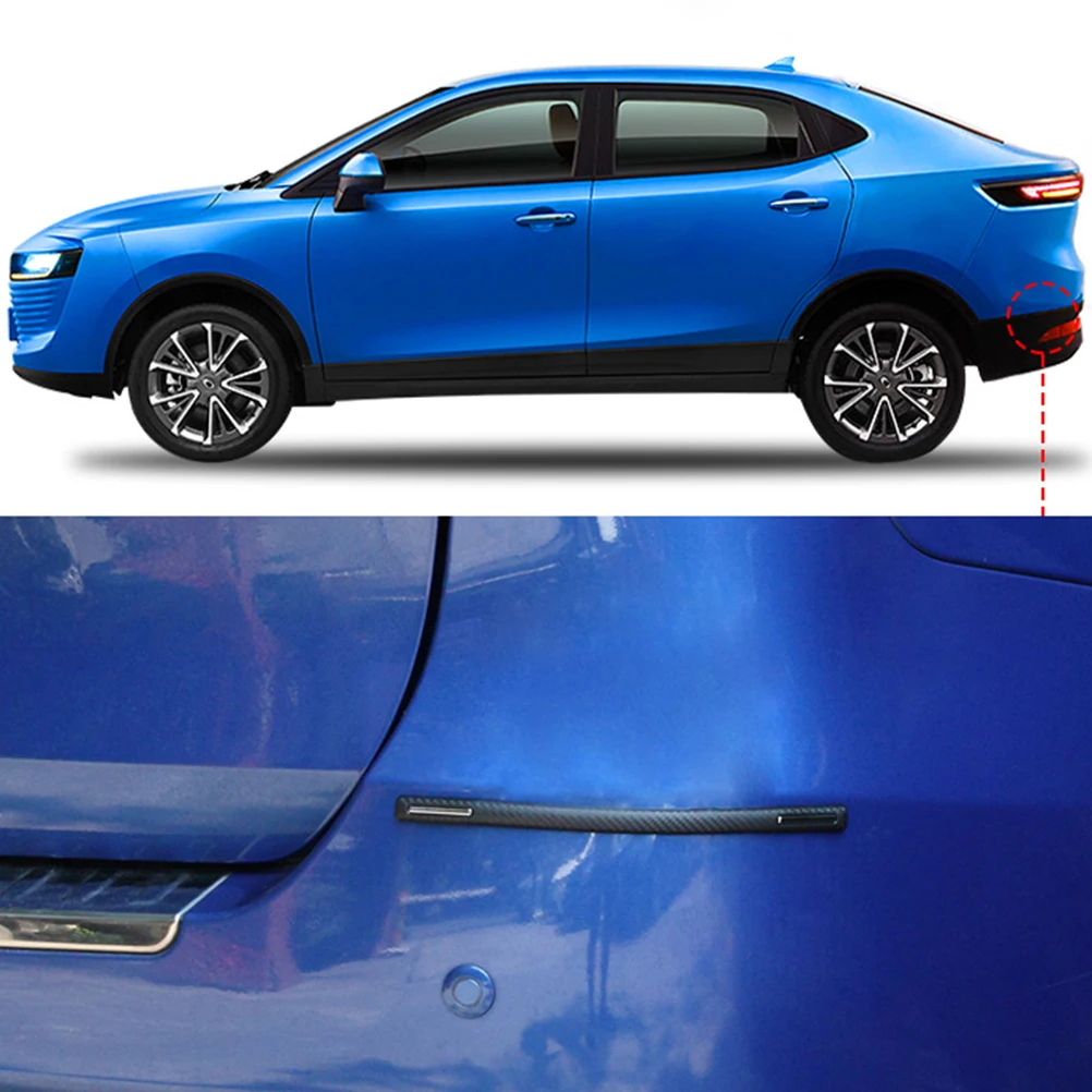 

4pcs Car Door Bumper Guard Strip Anti-Scratch Protective Rubber Sticker Durable Flexible Edge Protector Universal Fit For Most