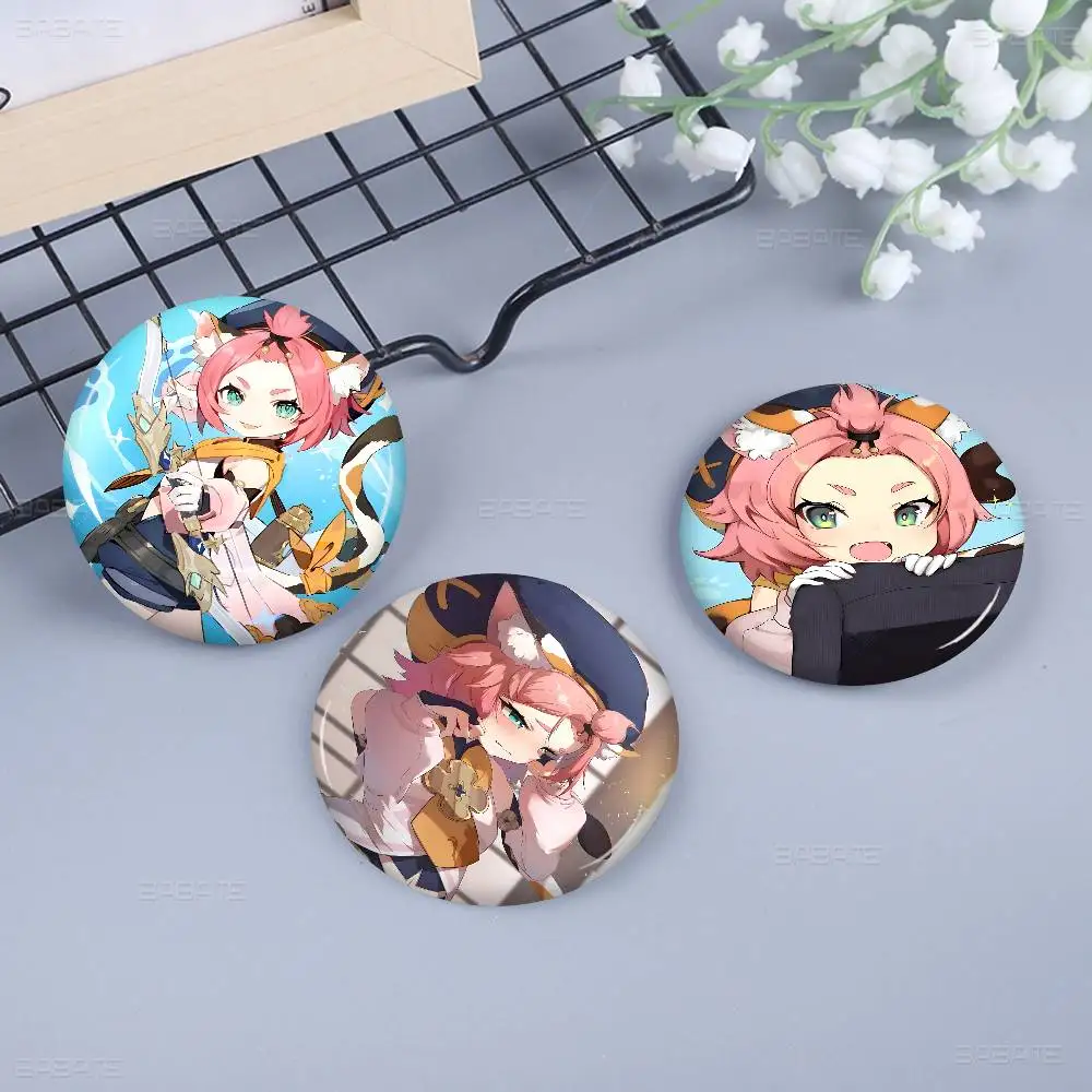 

Diona K-katzlein GI New Brooches Soft Button Pin Funny Silly Gnarpy On A Skateboard Meme Badge Gamer Collection Gifts