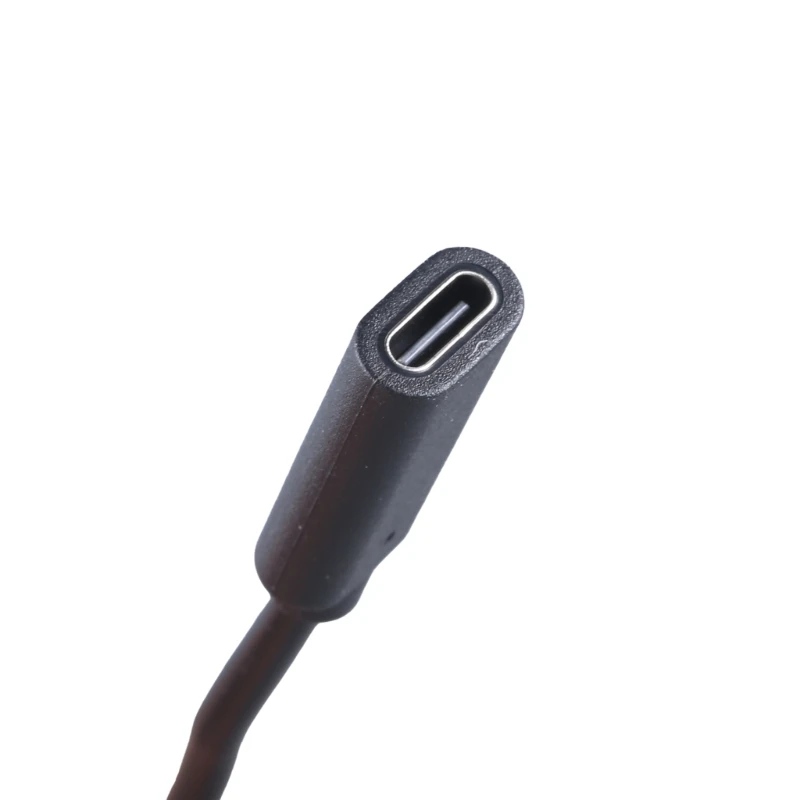 090F Loại C đến DC5525 Dây nguồn USB C nữ đến 5,5mmx2,5mm dây cáp bộ chuyển đổi nam