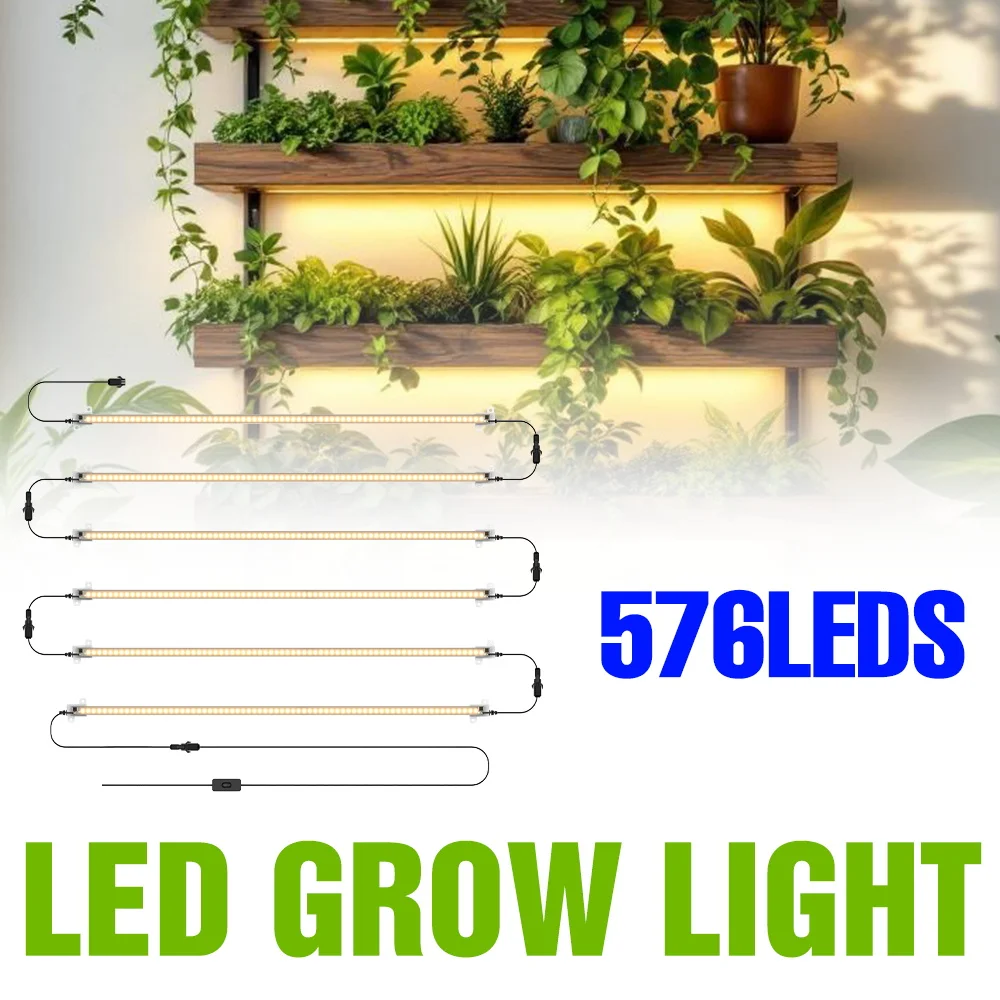 

Full Spectrum LED Grow Light Bar Indoor Plant Growth Box 220V Greenhouse Tent Hydroponic Vegs Succulent Fruit Cultivation Lamp