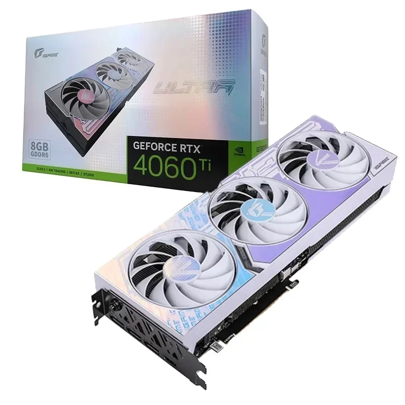 Hot Sale COLORFUL  iGame  RTX 4060 Ti Ultra W OC 8GB GDDR6X Graphics Card graphics card 4060ti