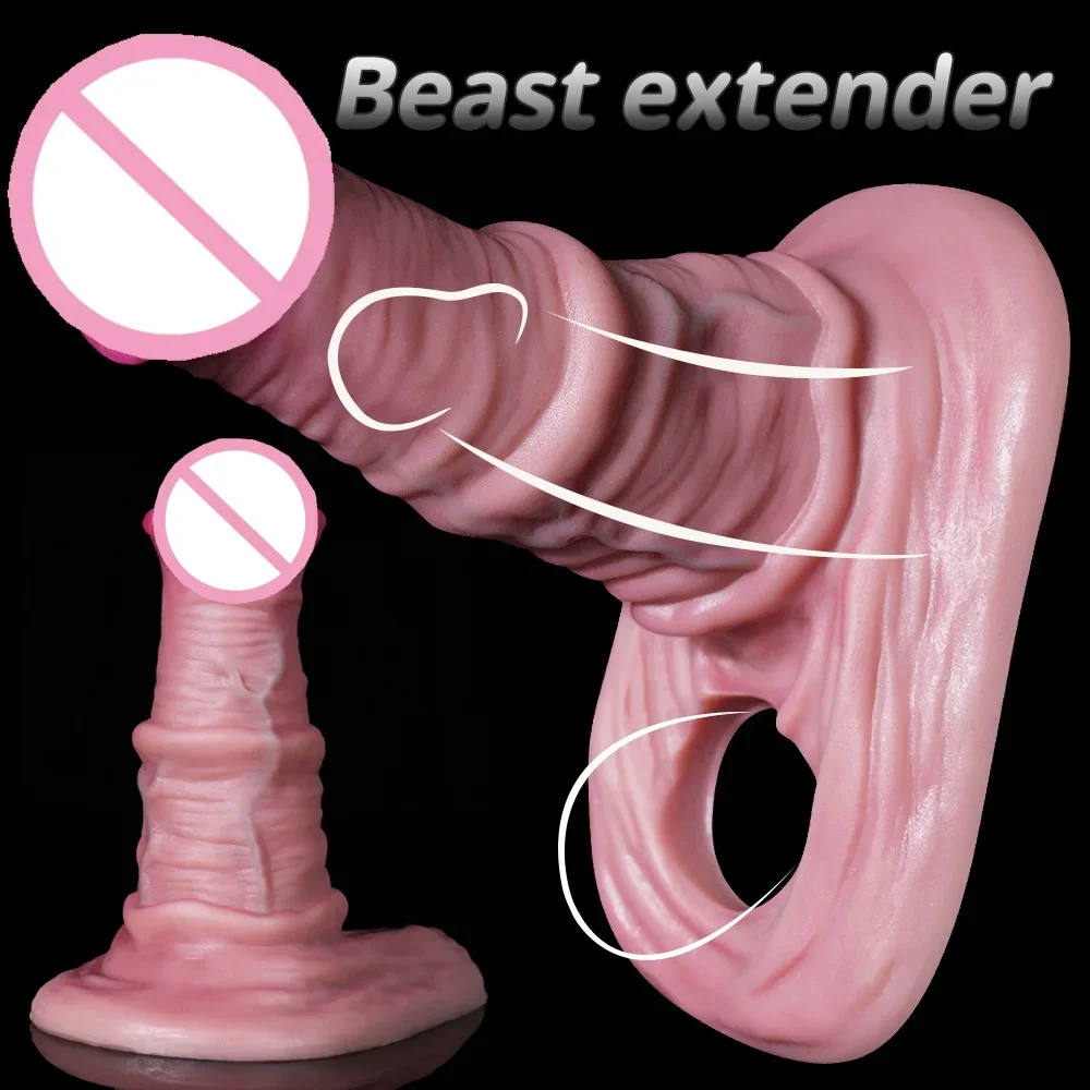 سيليكون ذكر القضيب توسيع كم خاتم الديك لتأخير القذف تعزيز الانتصاب دسار ديك الكبار مثير الجنس لعب 18 + #4