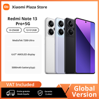 Xiaomi Redmi Note 13 Pro+ Plus 5G Smartphone NFC 12GB+512GB 200MP OIS Triple Camera 120Hz AMOLED 120W Charge Global Version