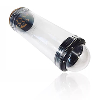 Underwater robot sealed cabin transparent injection molding rov electronic compartment waterproof acrylic cabin hemispherical