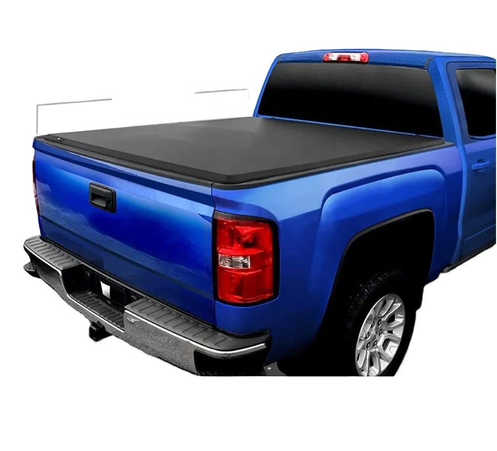 Hot Sale Best Quality Other Soft Three Fold truck bed cover, roll up tonneau cover for mitsubishis trito