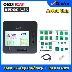 X-PROG M XPROG-M ECU Programmer Tool XPROG V6.26 Add New Authorization X PROG Full Adapters  V5.55 No Dongle