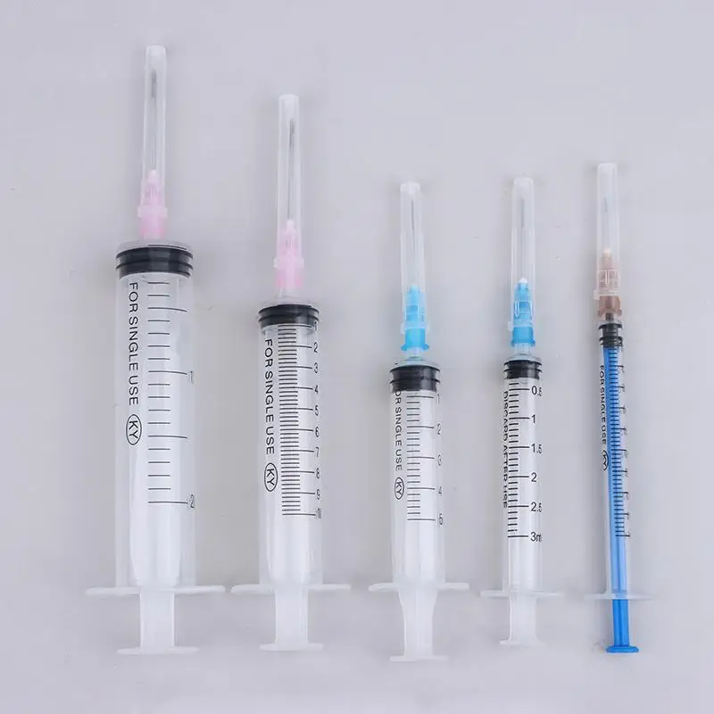 【AD】5 Stück 1+3+5+10+20 ml Kleberapplikatorspritze mit stumpfer Spitze, Nadel und Kappe, für die Herstellung von Flüssigkeiten, Kleber, Tinte, Parfüm und Lipgloss