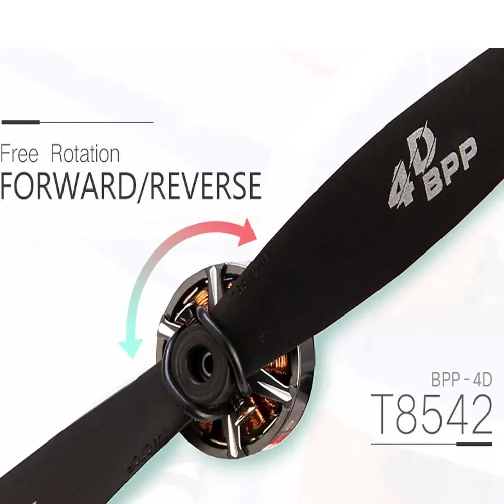 T-Motor TS8542 Polymer Carbon for 4D F3P Indoor Plane for AM Series F3P Motor Super Balanced Light and Robust