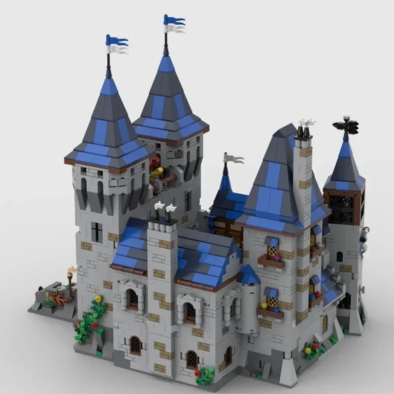 Moc Building Bricks Fortress Model Black Falcon Eagle's Nest Castle Technology Modular Blocks Gifts Christmas Toys DIY Assembly