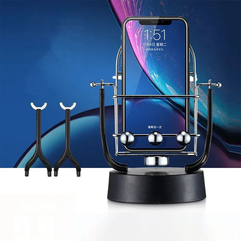Phone Swing Device Automatic Wiggle Electronic Motion Machine Rotary Swing Motion Mobile Phone Holder For Count Steps GD