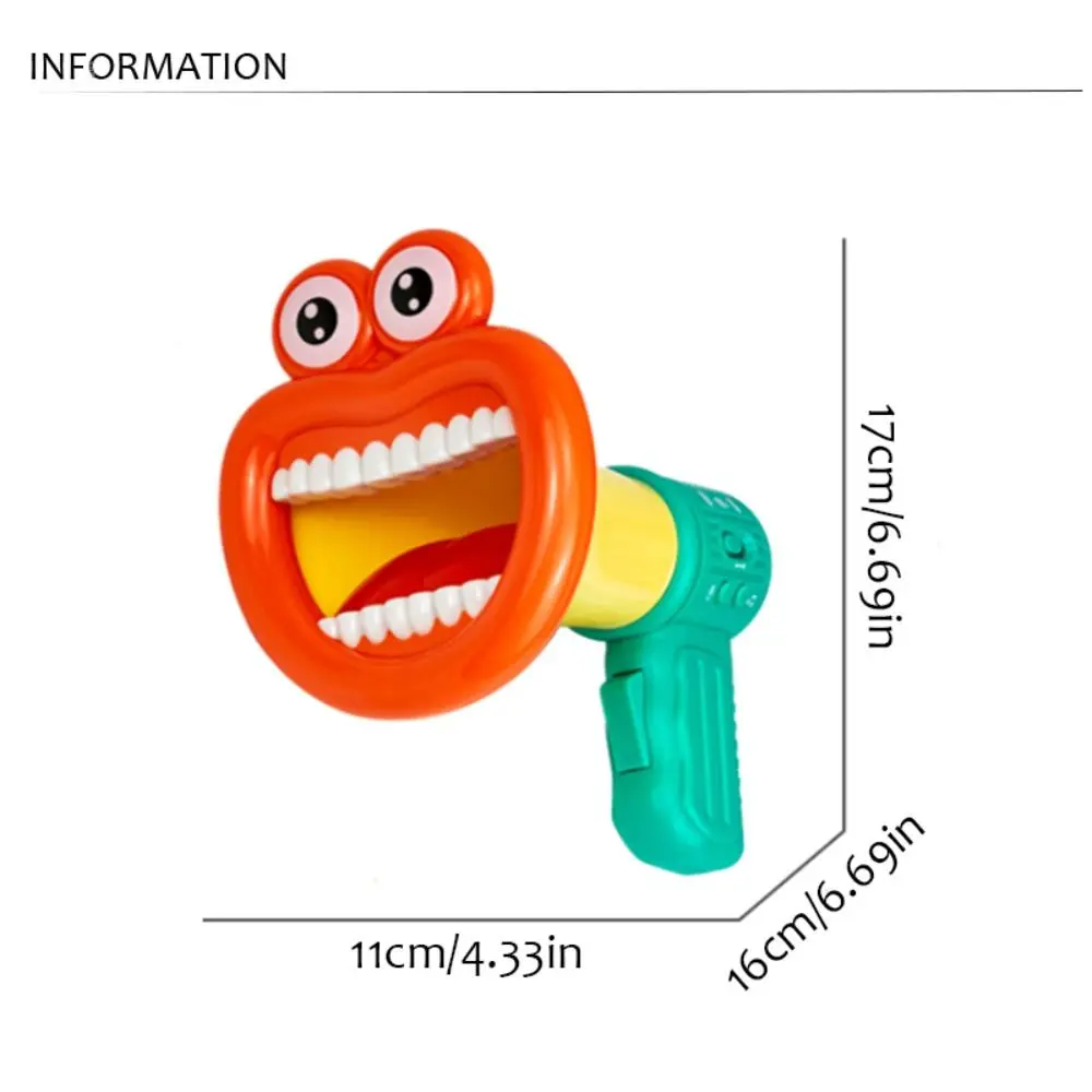 Creatief Grappig Grote Mond Megafoon Speelgoedversterker Vocaal Speelgoed Voice Changer Opname Speelgoed Microfoon Elektronisch Cadeau