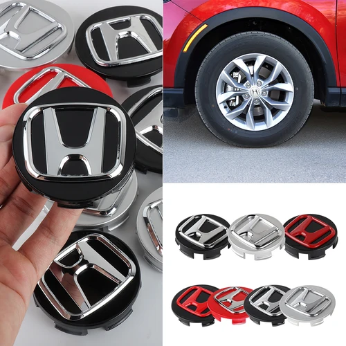 Imagen 2 del producto 56/58/60/59mm para Honda tipo R tipo S VTEC DOHC Modulo Vezel Legend Si RR Insight tapas de cubo de centro de rueda de coche accesorios de automóvil