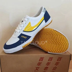 Table Tennis Shoes for Men and Women, Canvas Training Shoes, Cow Tendon Sole, Anti Slip