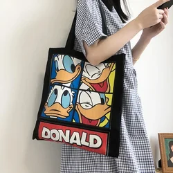 New Disney Donald Duck canvas shopping bag ladies shoulder bag gift toy