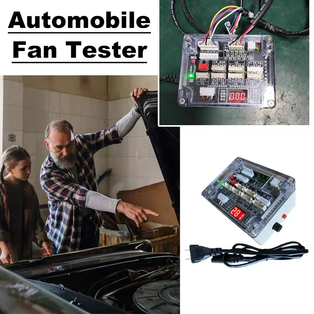 Air Conditioner 3-Wire/5-Wire DC Fan Motor Tester DC Board Circuit Short Drive T HVAC Motor Diagnostics Fan Protection Z9H9
