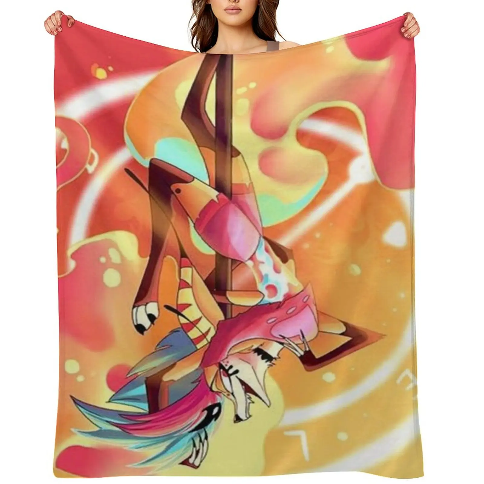 

Helluva Boss Beelzebub Throw Blanket For Sofa Thin Loose Decorative Sofa Soft Plush Plaid Blankets