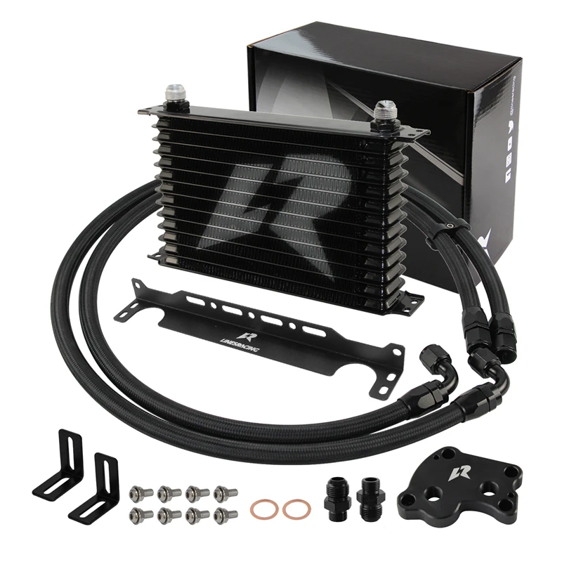 

Oil Cooler Kit LR AN10 13Row Fit for BMW Mini Cooper S Supercharger R50 R52 R53 1.6L 220-2006