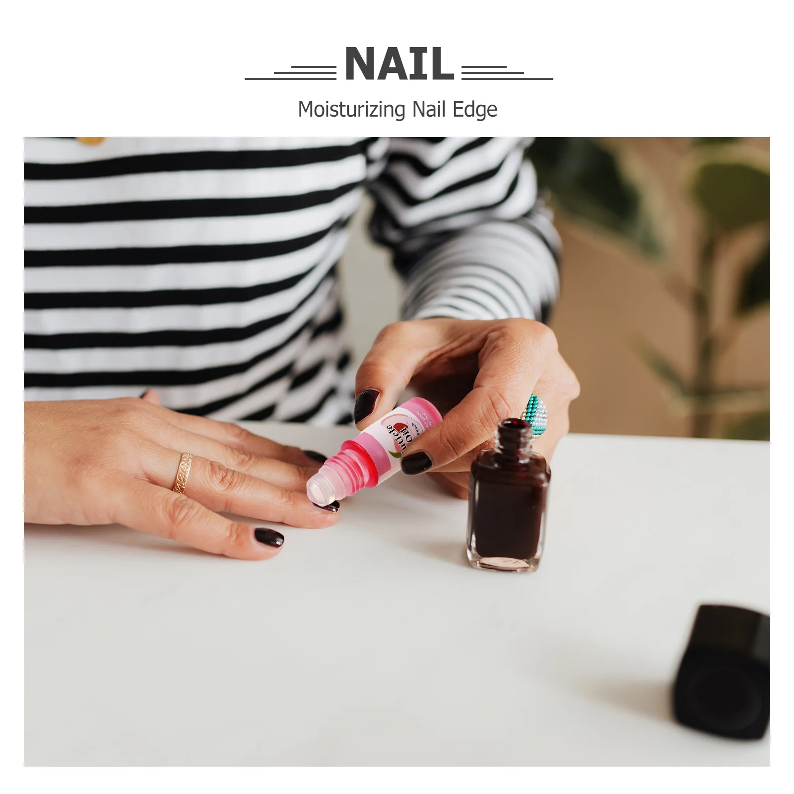 6Pcs Roll-on Cuticle Oil Hydrating Natural Nail Edge Nourishing Quick Absorbing Repairing Nail Treatment Oil Cuticle Pen