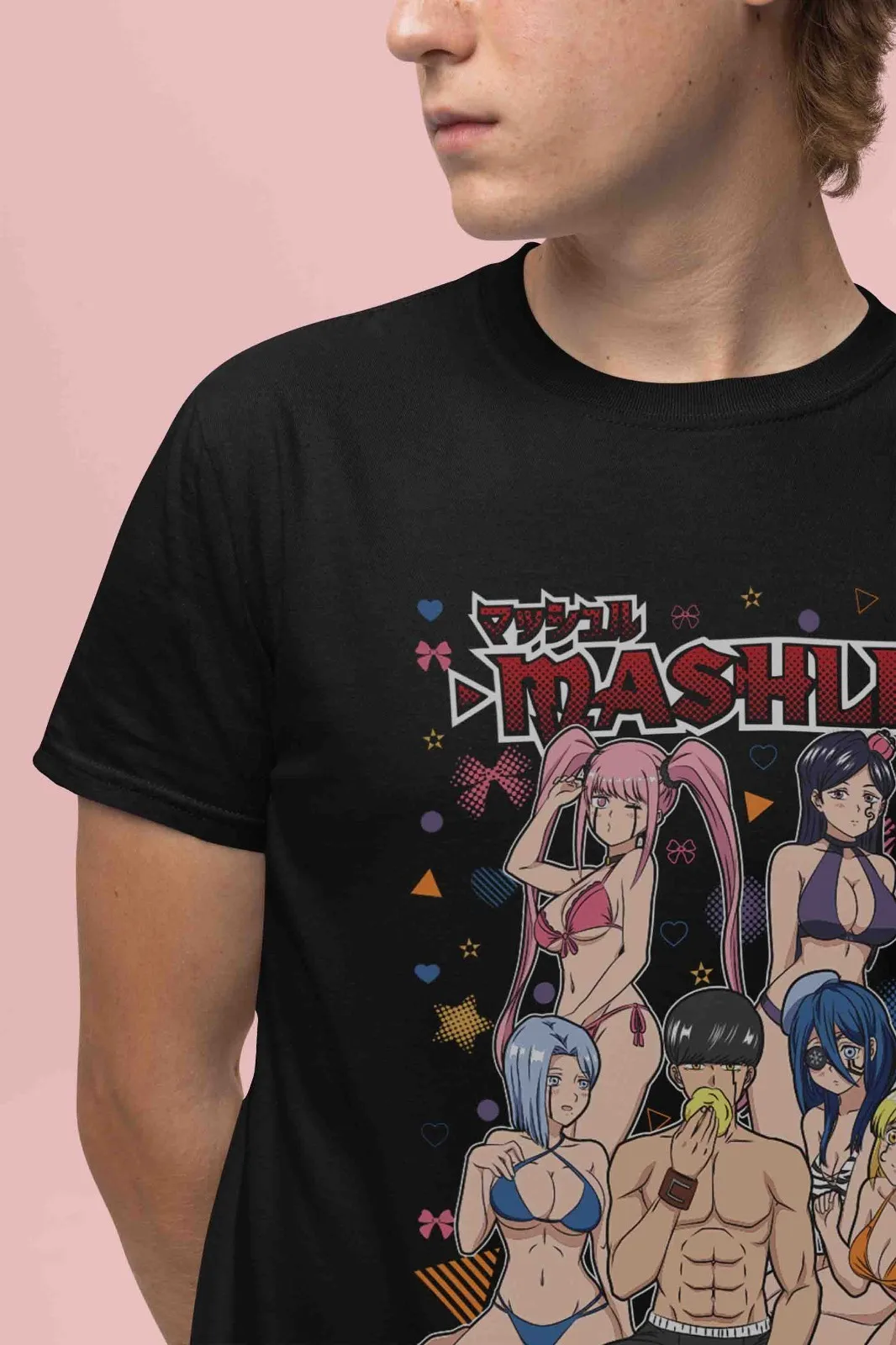 Mashle Shirt Mash Tshirt Lance T-Shirt Dot Top Finn Manga Abyss Anime Rayne Tee
