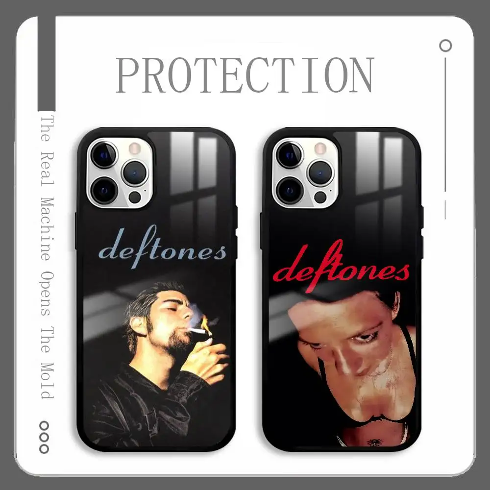 Coque de téléphone Rock Band d-deftones, étui de chargement sans fil magnétique Magsafe pour IPhone 16 15 14 13 12 11 Pro Max Plus Mini