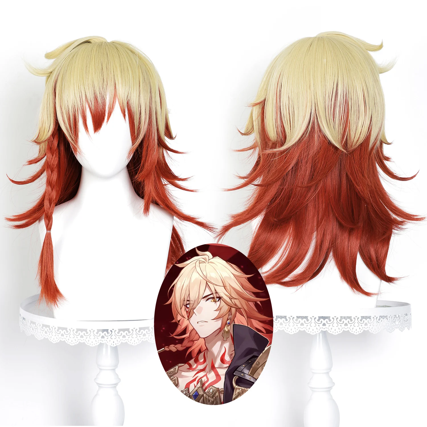 Anime Wig Mydei Cosplay Wigs Honkai Star Rail Game Role-Play Wig Synthetic Wig Masquerade Easter Carnival Festival Cospaly