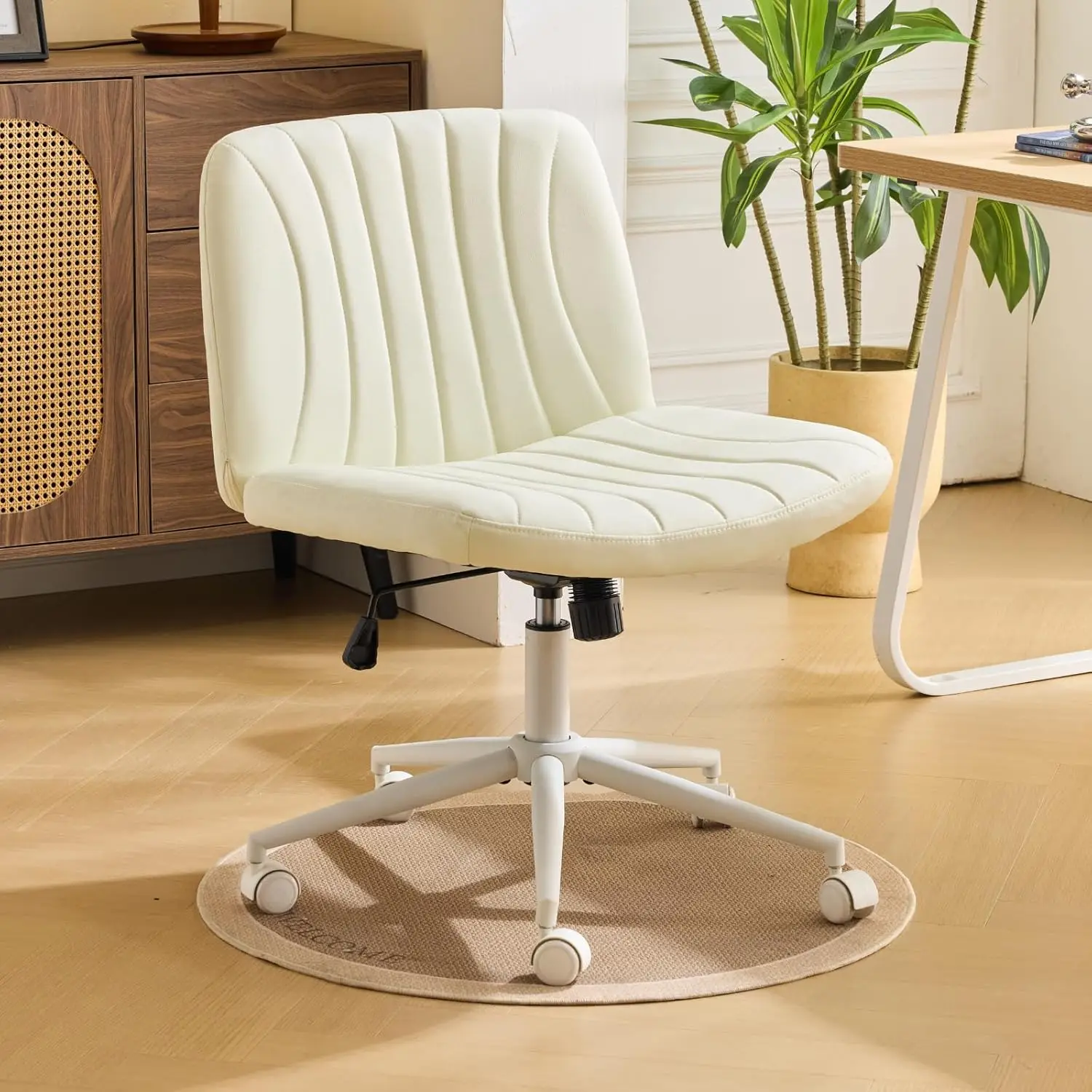 

Кресло Criss Cross без подлокотников, на колесиках, с перекрестными ножками, офисное, поворотное, с широкой регулировкой, удобное, с мягкой обивкой, на заказ