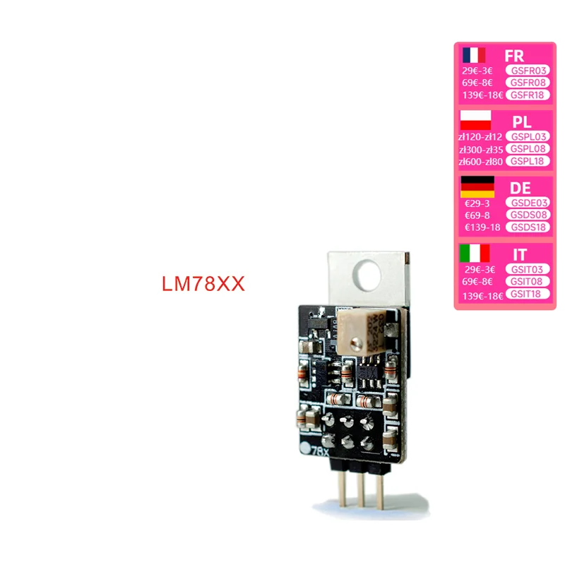 NEW 1 PCS Hi-end Regulator Module Voltage  Replace LM78XX Upgrade LT317 DC To  Transistor Discrete Linear