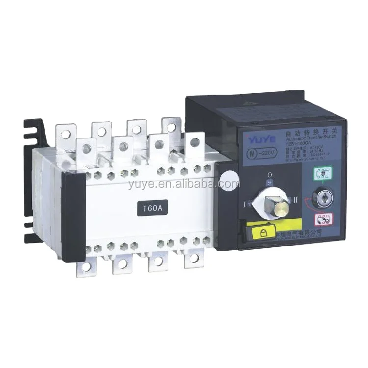 Factory 160A 3P/4P ATS Auto Changeover Switch