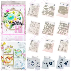 New Butterflies In Bloom Four Seasons Metal Cutting Dies Stamps Stencil Hot Foil Scrapbook Diary Decoration Embossing Template