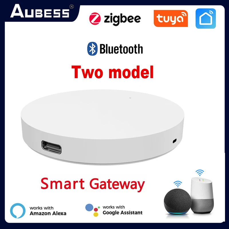 Tuya Multi-mode Gateway Hub Bluetooth+Zigbee Smart Home Bridge Smart Life APP Remote Control Works With Alexa Google Home