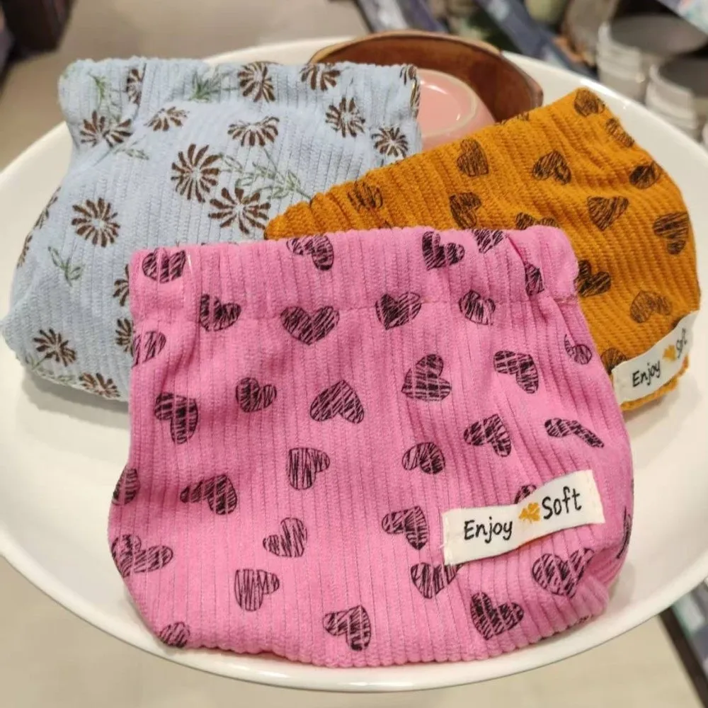 حقيبة شظايا صغيرة جديدة سروال قصير حقيبة تخزين ناعمة حقيبة سماعة الأذن منديل صحي