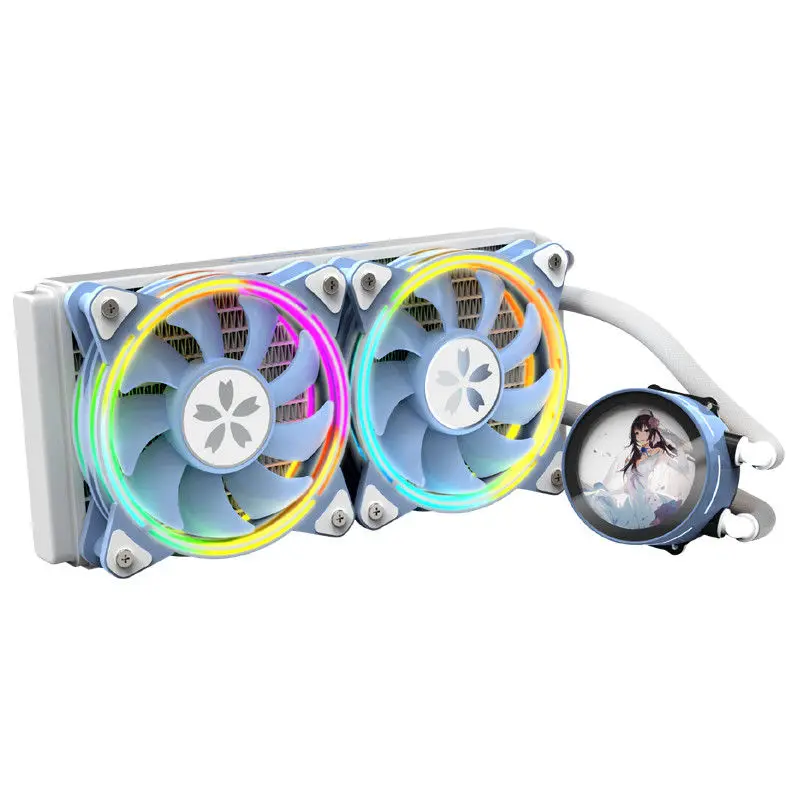 Joint customized model, BLING BLING / Flower Marriage ZC-240 high-value integrated water-cooled desktop