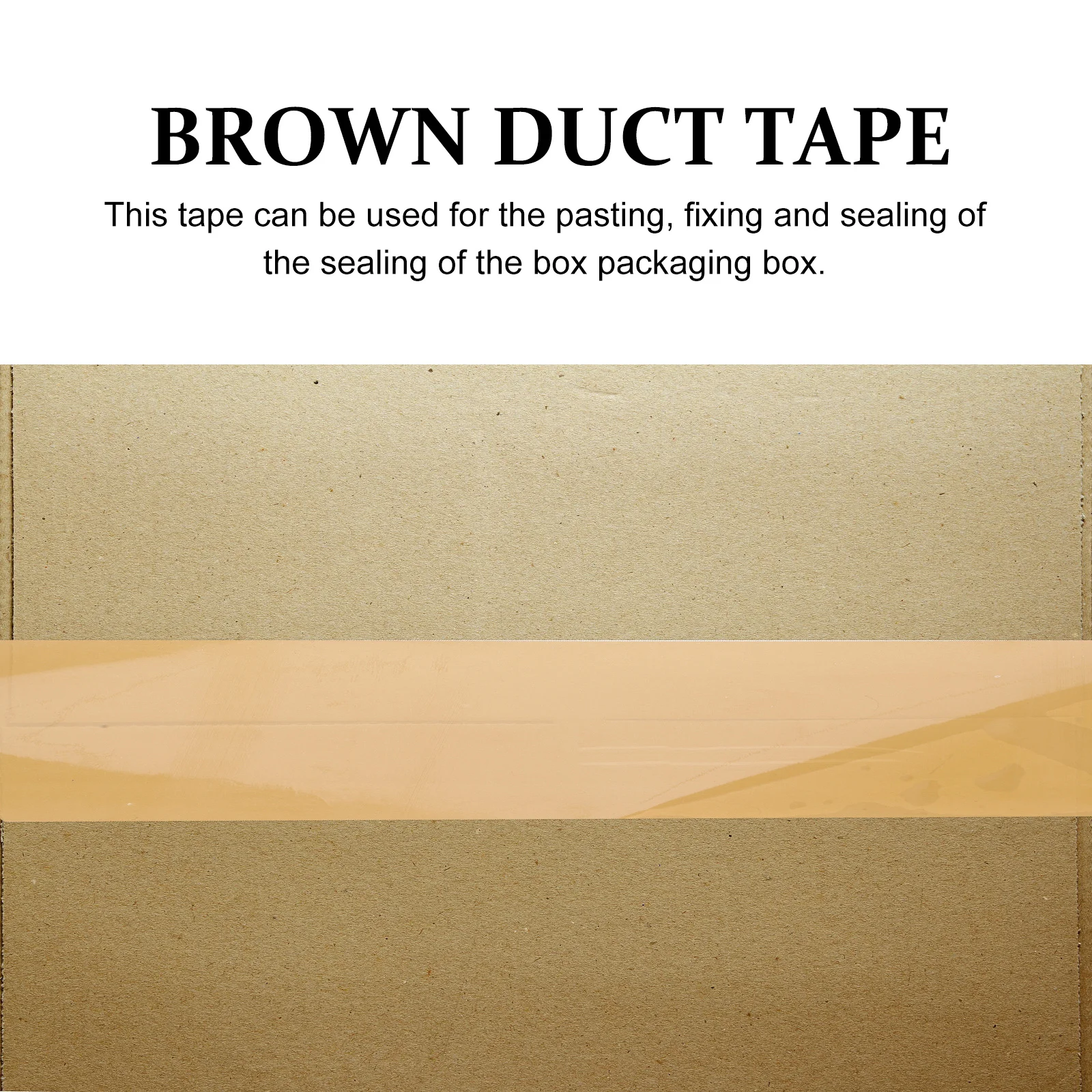 2Pcs Carton Box Sealing Tape High Stickiness Packaging Tape for Logistics Transportation Heavy Duty Box Packing
