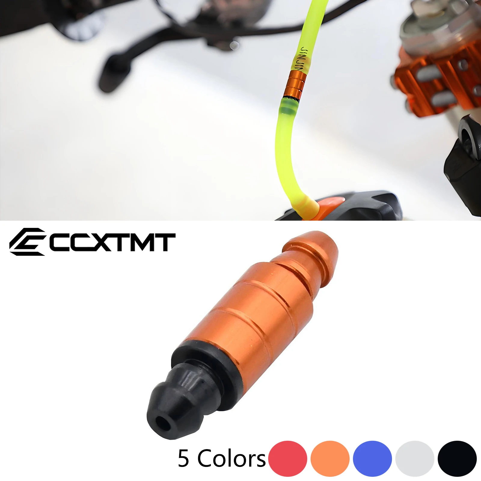 CNC Clutch Brake Bleeder Tool Fuel Non Return Check Valve One Way For Yamaha KTM Kawasaki Suzuki Honda CRF 250R 450R 250X 450X