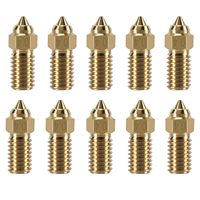 5/10PCS 3D Printer 0.4mm High Speed Brass Nozzles Kit for Elegoo Neptune 4, Neptune 4 Pro Hot End Nozzle Replacement Part