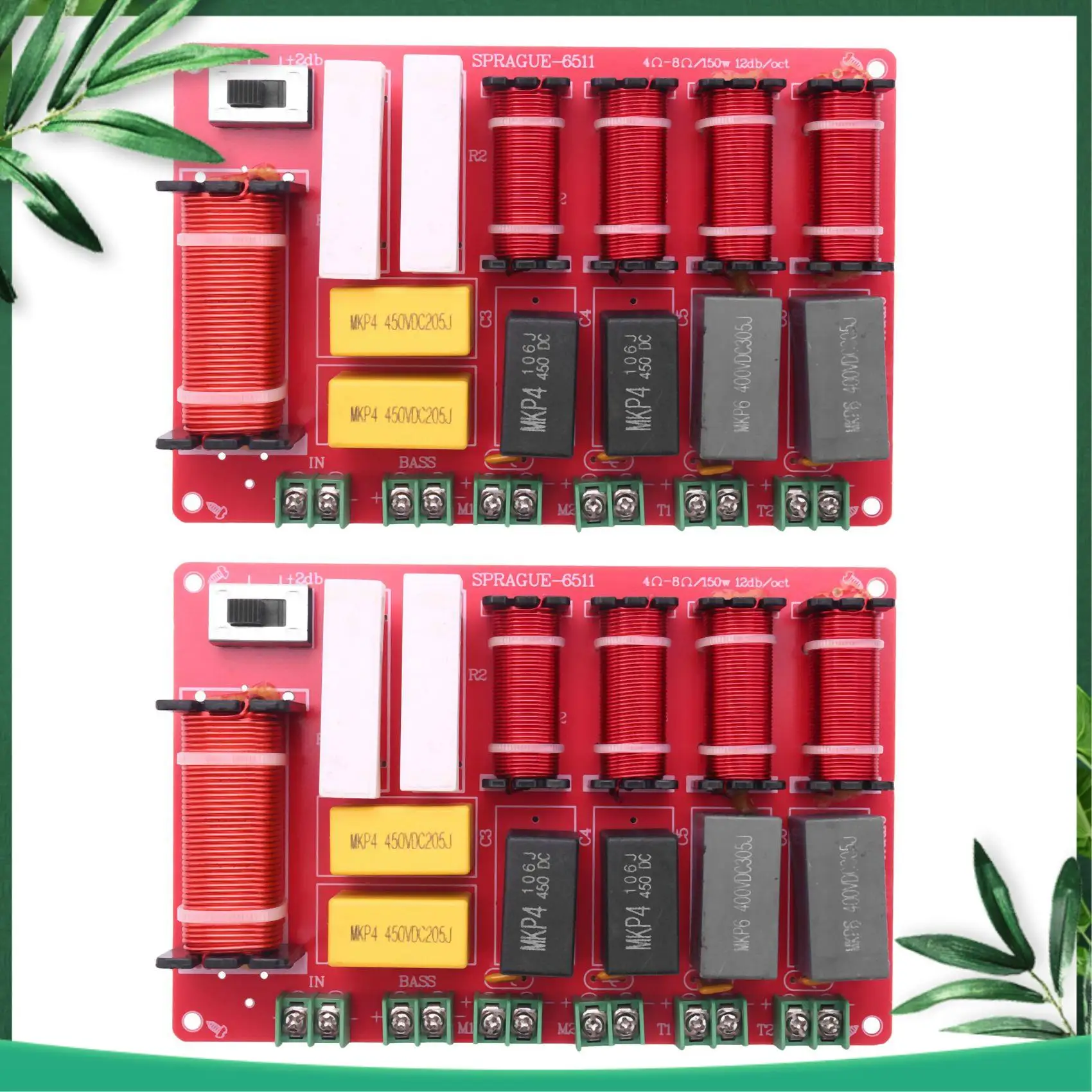 

YSS-2X 300 Вт 5-полосный динамик, делитель звуковой частоты, 2 твитера, 2 средних + 1 басовый динамик, кроссовер для домашней аудиосистемы