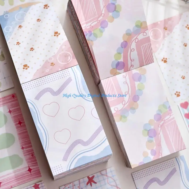 U2JE Decorative Note Block Memo Pad for Daily Writing and Reminder Note Taking