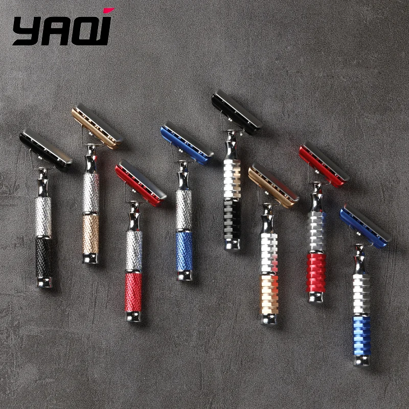 2026-yaqi-blind-box-double-edge-tilt-diagonal-razor-head-inclined-45°-to-handle-shaving-accessories-for-smooth-skin