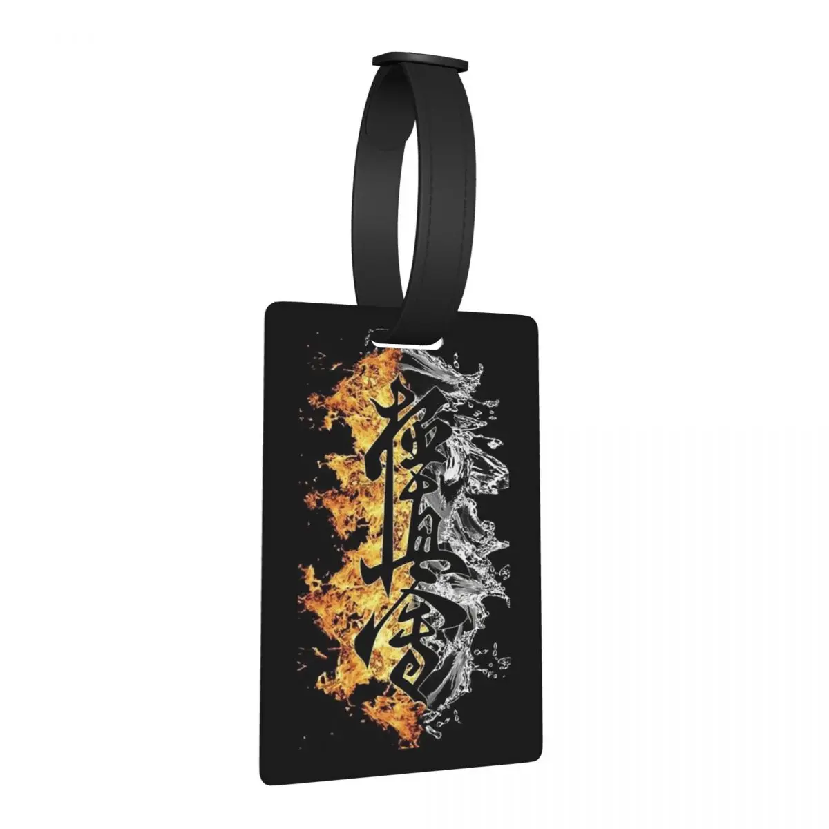 

Бирки для багажа с символикой Киокушин Каратэ и принципами Бусидо, аксессуары для чемоданов, этикетки для путешествий, держатели для идентификационных бирок с именем, адресом и информацией о багаже