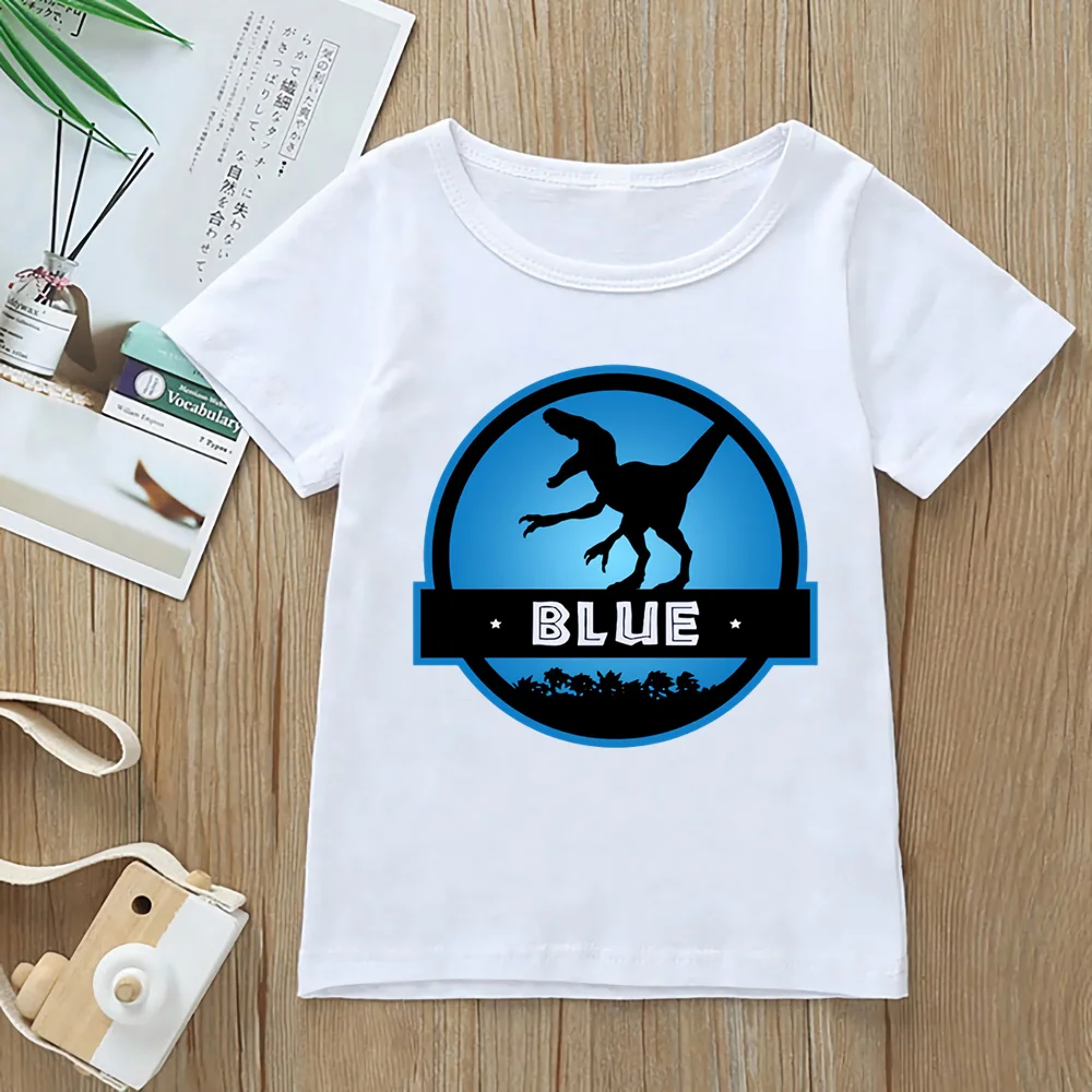 2025 Jurassic World Renaissance T-Shirt imprimé enfants Jurassic garçons T-Shirt vêtements, chemise de dinosaure, vêtements pour enfants, t-shirts d'été hauts  1501