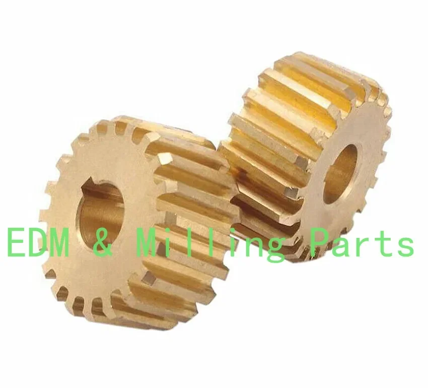 

2PCS CNC Milling Machine Part B08 Feed Copper Vertical CNC Mill Worm Gear For Bridgeport Part