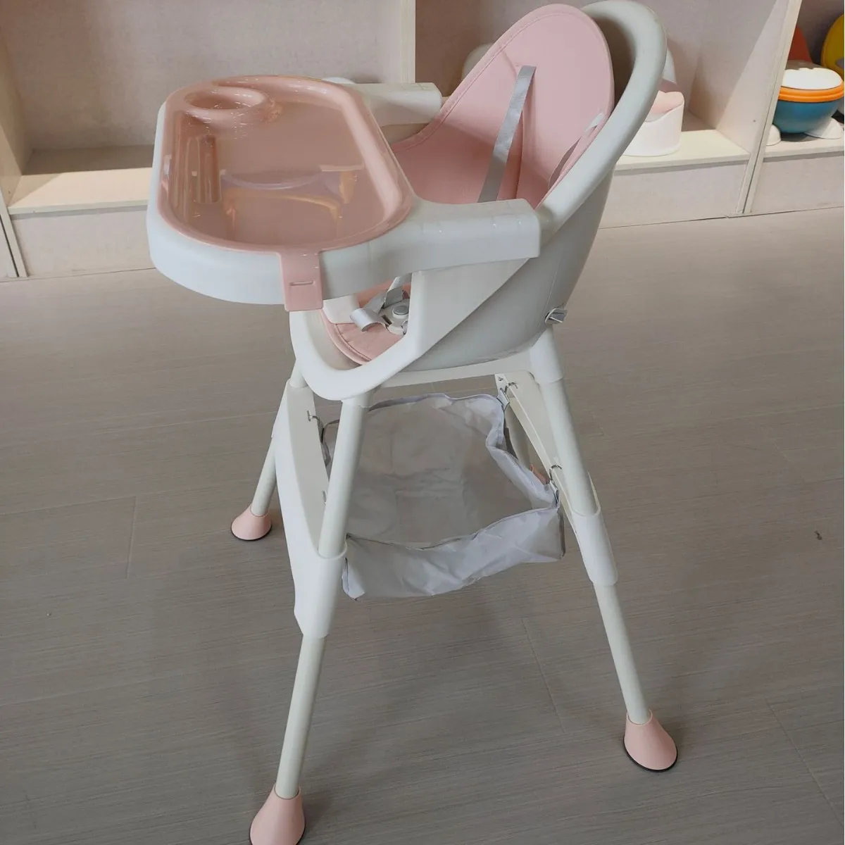 

Adjustable Height High-Strength Dining Chair for Kids Durable Sturdy Baby Feeding Chair with High-Strength Plate for 0-12 Months