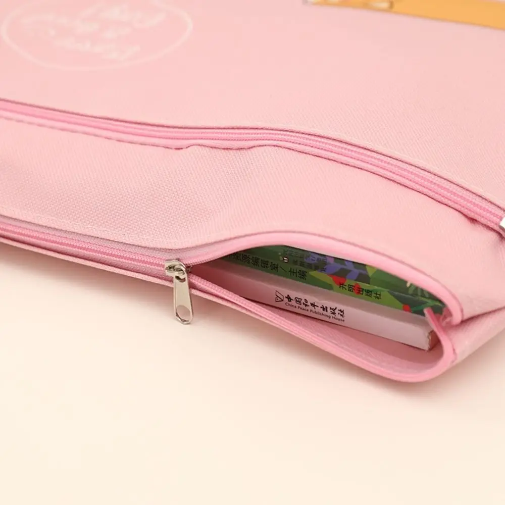 New Double Layer A4 File Folder Waterproof Handheld Test Paper Storage Folder Creative Large Capacity Envelope Folder