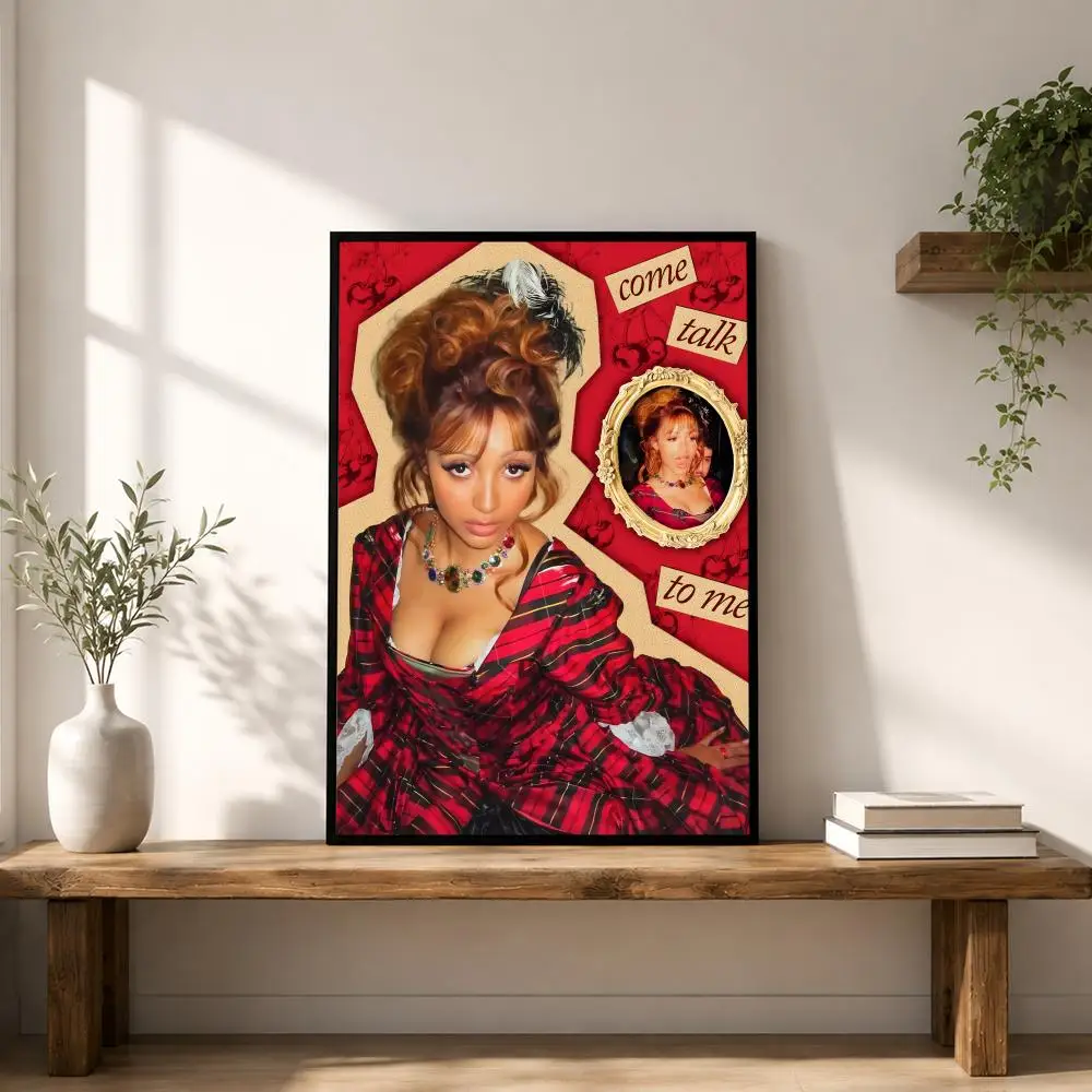 Singer P-PinkPantheress Poster HD-Kunst, wasserfest, selbstklebende Wanddekoration, Heimdekoration (Wohnzimmer, Schlafzimmer, Bar), ästhetisch – Detail 13