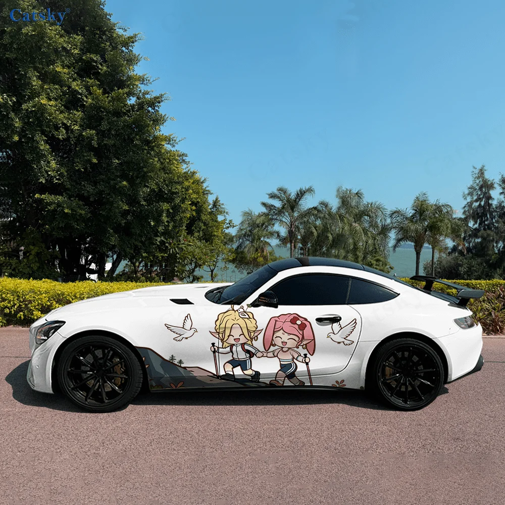 

Виниловые наклейки для детей Climb Mountain Car, самоклеящаяся наклейка из ПВХ, подходит для грузовиков, внедорожников, украшения, автоаксессуары, подарок