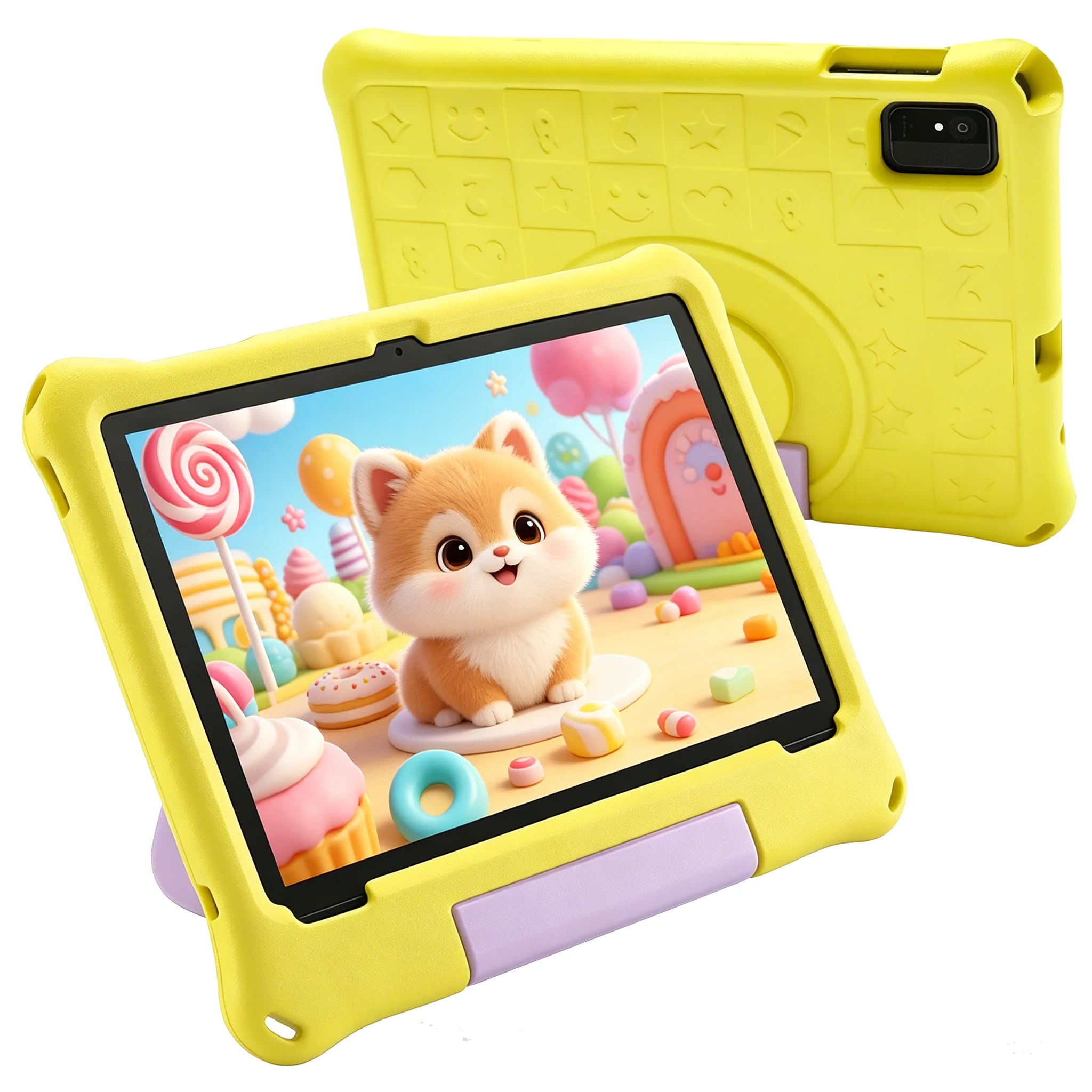 Paitanry 10.1 Inch Kids Learning Tablet Android 15 Octa Core 8GB RAM 64GB ROM 5000mAh WiFi Bluetooth GMS Google HD Play Tablet