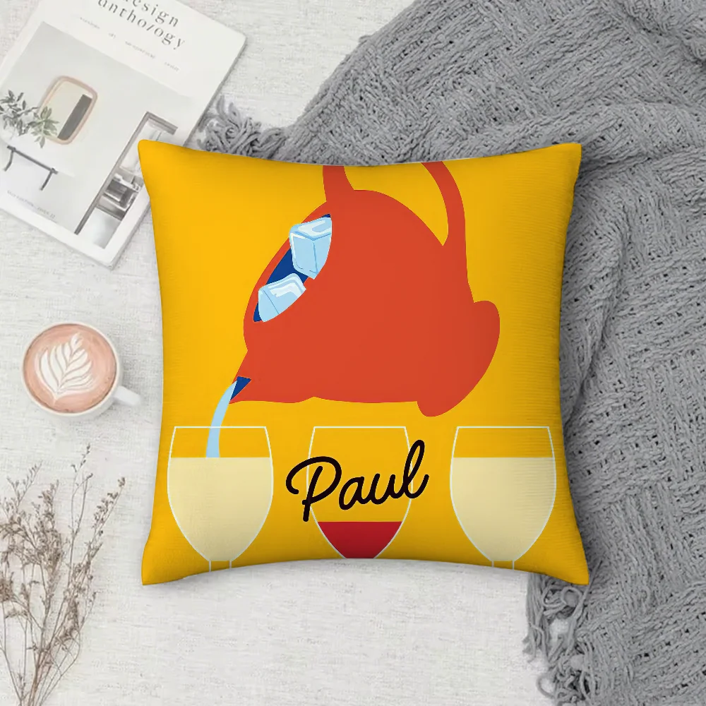 ريكارد البيرة كيس وسادة مربع الطباعة على الوجهين قصيرة أفخم غطاء وسادة أريكة غرفة نوم وسادة السرير